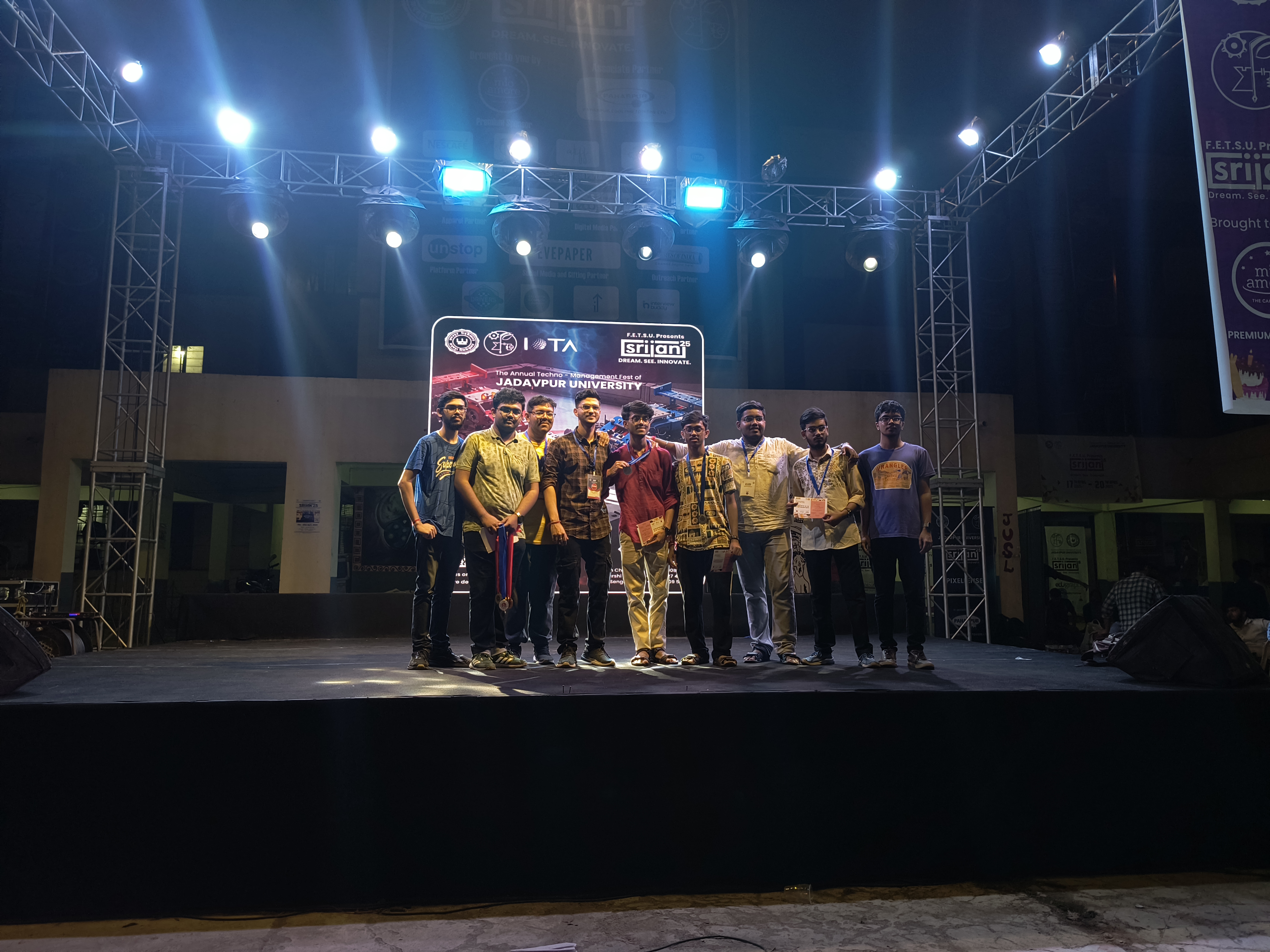 Prize distribution event